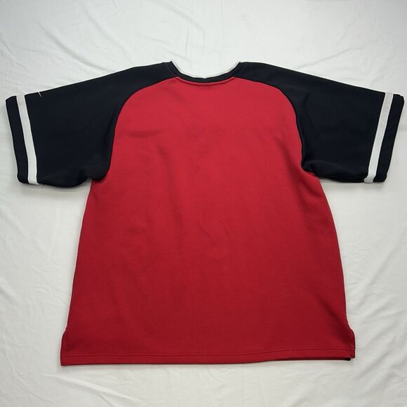 Nike Team Apparel Maryland University Terrapins Men's XL Warm Up Shirt Y2K Red - Picture 7 of 12